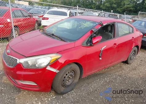 2015 Kia Forte Lx из США, поврежденный, VIN KNAFX4A6XF5417747